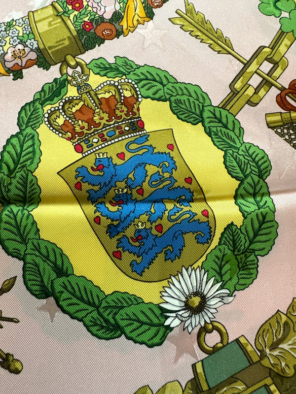 Hermès "Emblemes De Europe" Shiny Stars Scarf 90