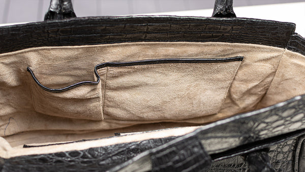 Adriana Castro Crocodile Leticia Bag