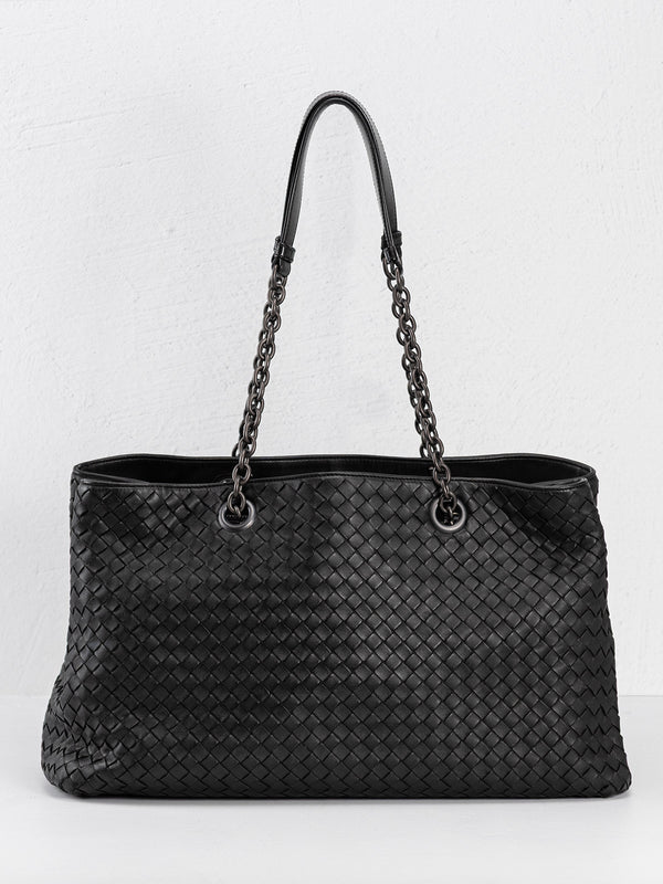 Bottega Veneta Intrecciato Chain Tote