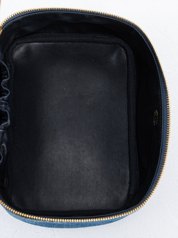 Chanel Denim Timeless Vanity Case