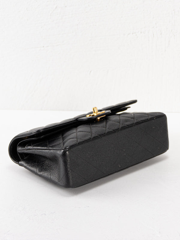 Chanel Small Classic Caviar Double Flap Bag