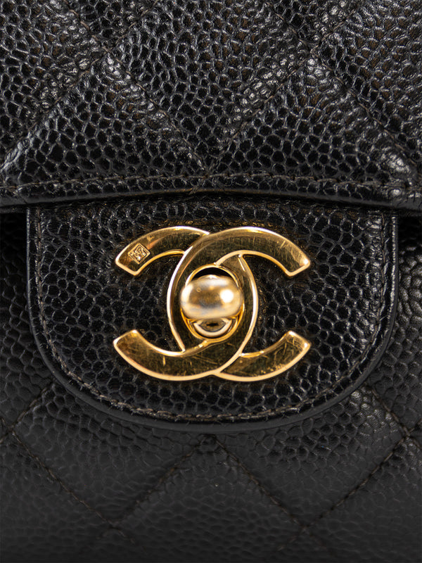 Chanel Small Classic Caviar Double Flap Bag