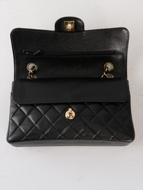Chanel Small Classic Caviar Double Flap Bag