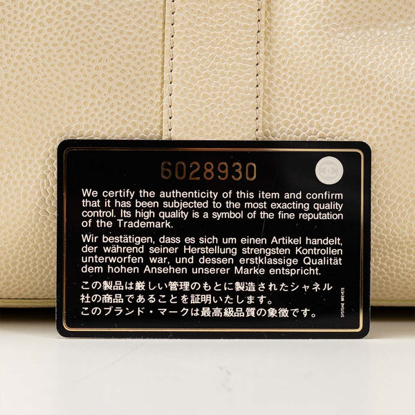 Chanel Caviar Turn-Lock Tote