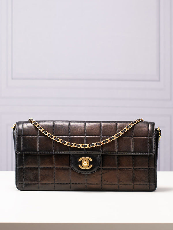 Chanel Chocolate Bar E/W Flap Bag