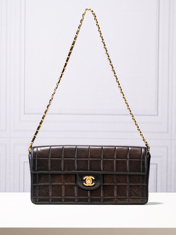 Chanel Chocolate Bar E/W Flap Bag
