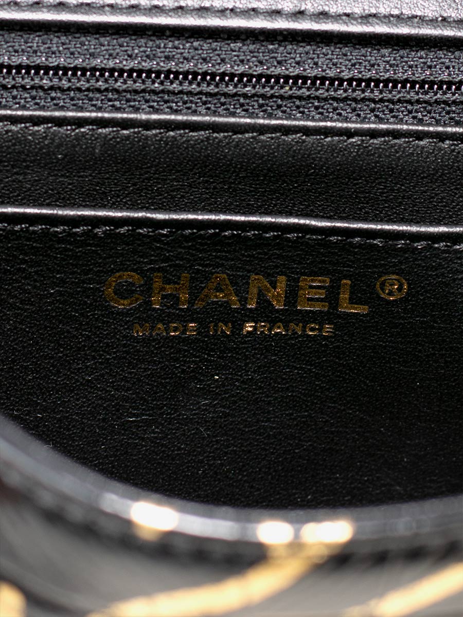 Chanel Mini Reissue 2.55 Graffiti Croc Embossed Flap Bag