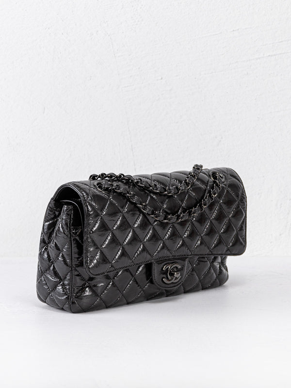 Chanel Medium So Black Double Flap Bag