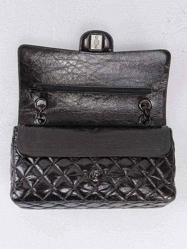 Chanel Medium So Black Double Flap Bag