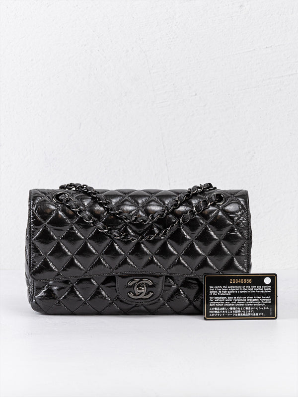Chanel Medium So Black Double Flap Bag
