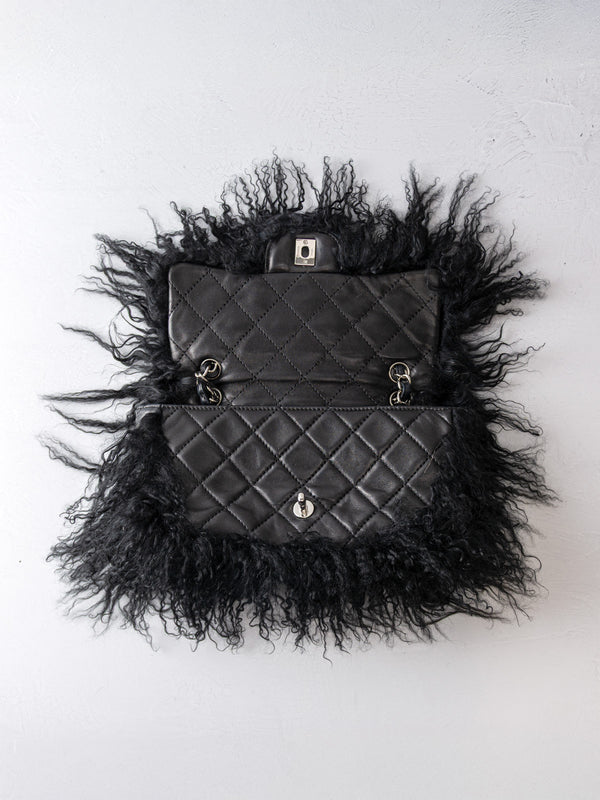 Chanel Tibet Fur Flap Bag