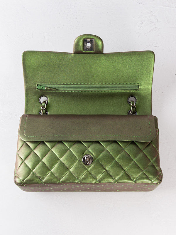 Chanel Medium Iridescent Double Flap Bag