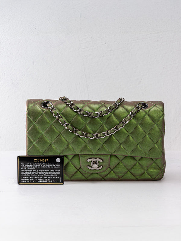 Chanel Medium Iridescent Double Flap Bag