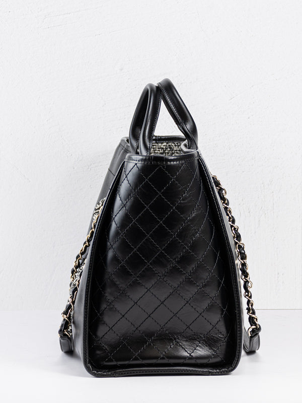 Chanel Large Leather Deauville Tote