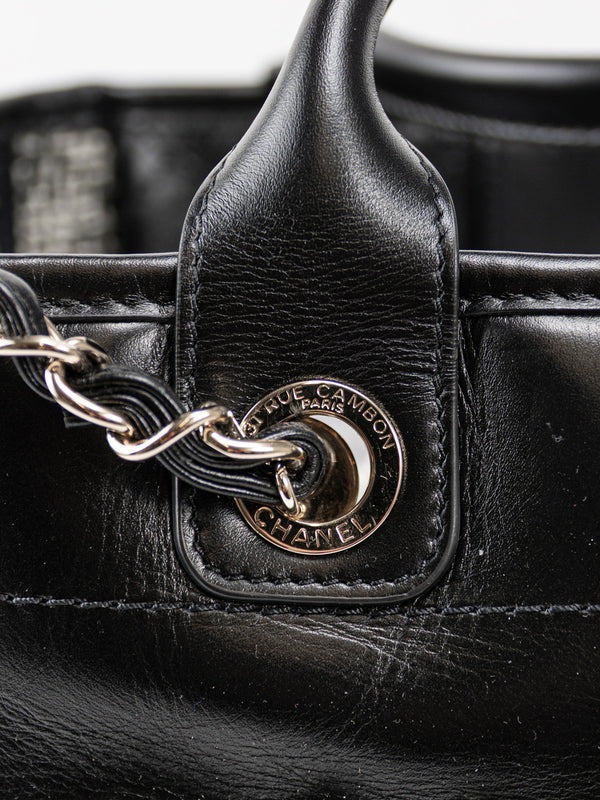 Chanel Large Leather Deauville Tote