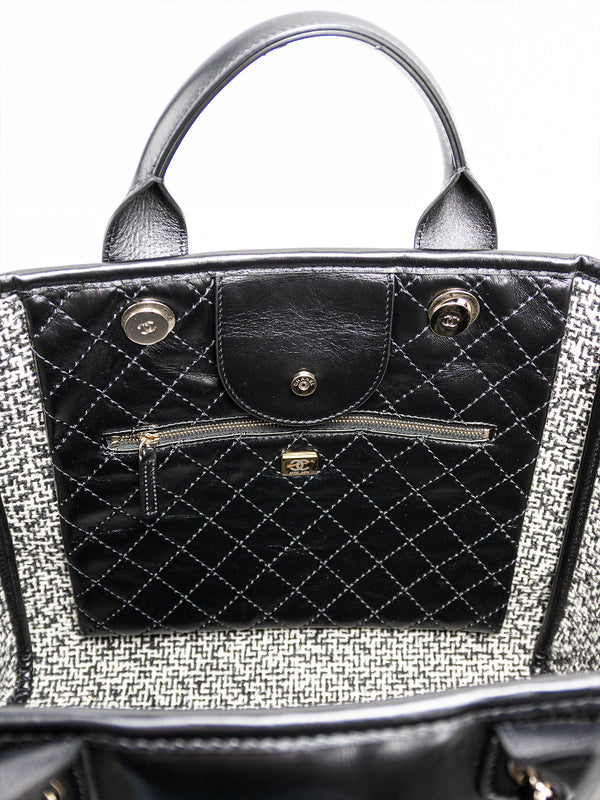 Chanel Large Leather Deauville Tote