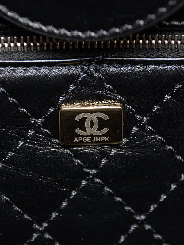 Chanel Large Leather Deauville Tote