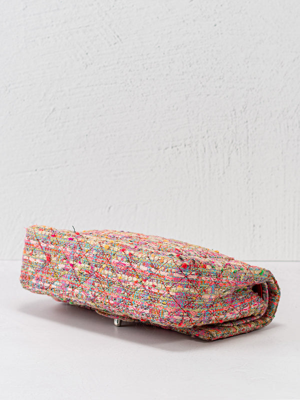 Chanel Medium Tweed Double Flap Bag