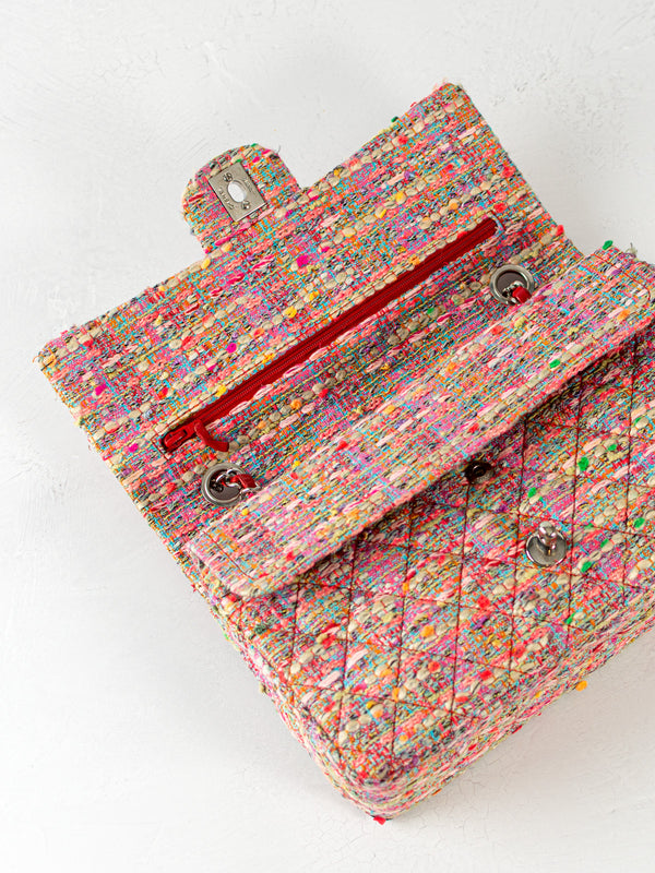 Chanel Medium Tweed Double Flap Bag