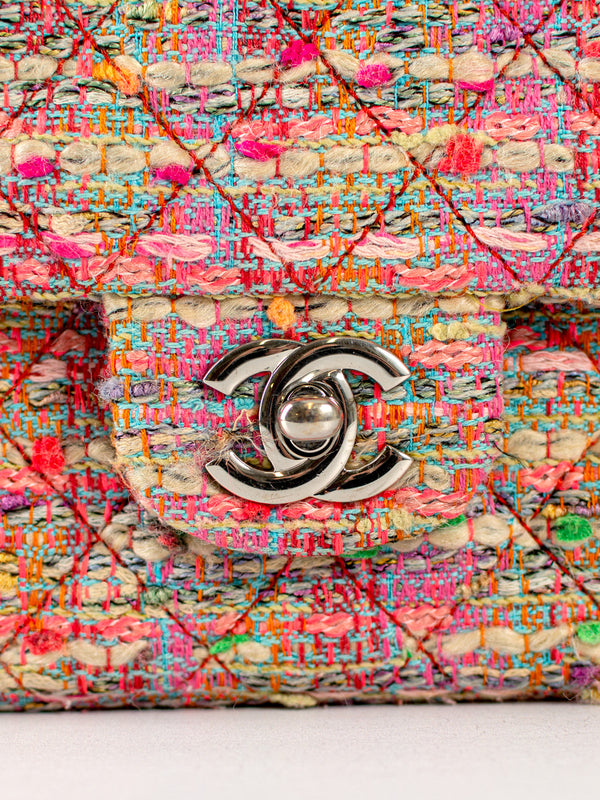 Chanel Medium Tweed Double Flap Bag
