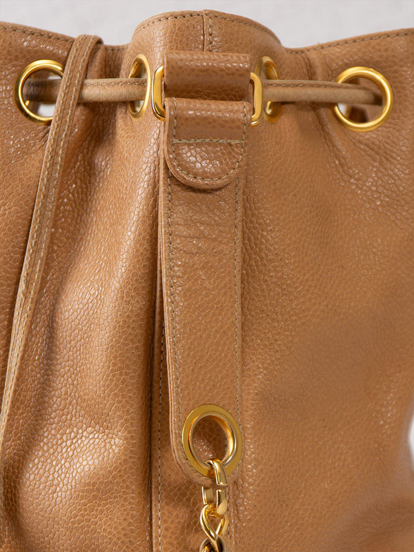 Chanel Caviar CC Bucket Bag