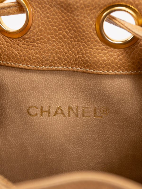 Chanel Caviar CC Bucket Bag