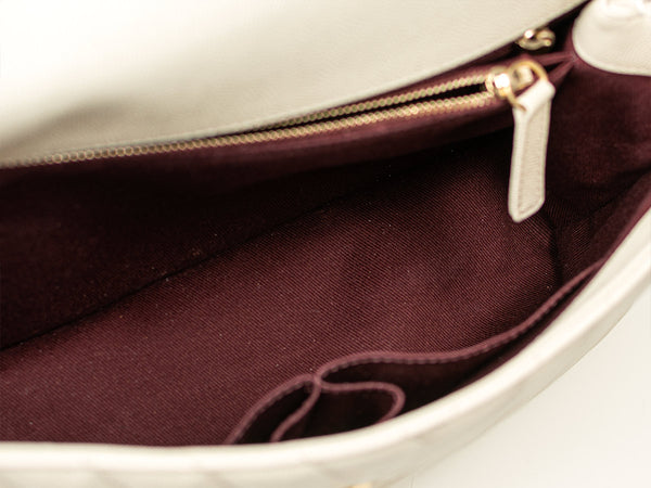 Chanel Large Chevron Coco Handle Bag