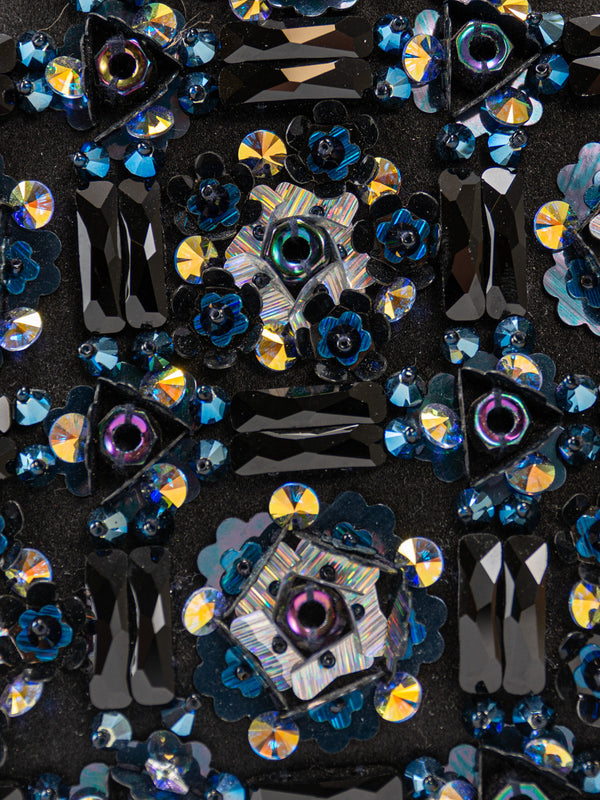 Christian Dior Embellished Python Mini Lady Dior