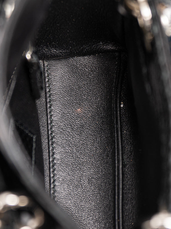 Christian Dior Embellished Python Mini Lady Dior