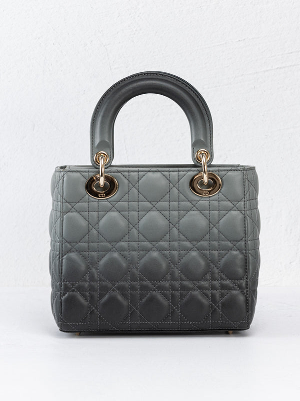 Christian Dior Small My ABCDior Lady Dior Anthracite Gray