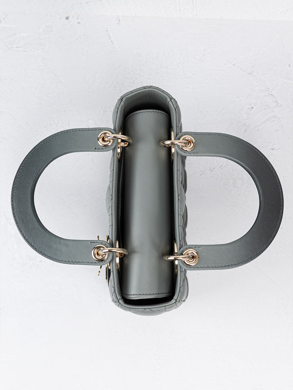 Christian Dior Small My ABCDior Lady Dior Anthracite Gray