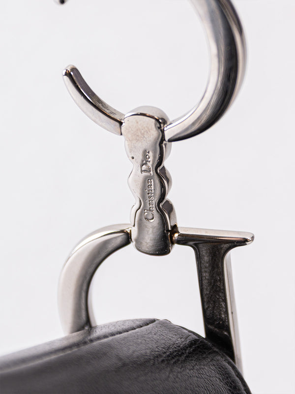 Christian Dior Leather Saddle Bag
