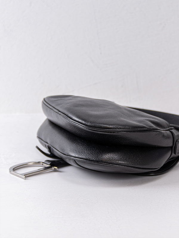 Christian Dior Leather Saddle Bag