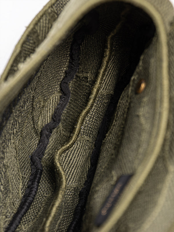 Christian Dior Canvas Saddle Bag