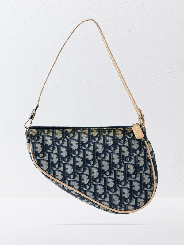 Christian Dior Oblique Saddle Pochette