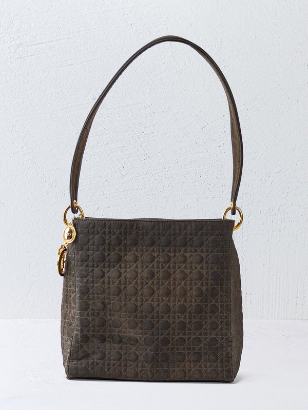 Christian Dior Vintage Lady Dior Cannage Shoulder Bag