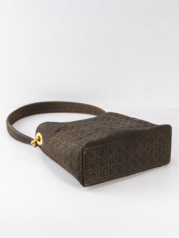 Christian Dior Vintage Lady Dior Cannage Shoulder Bag
