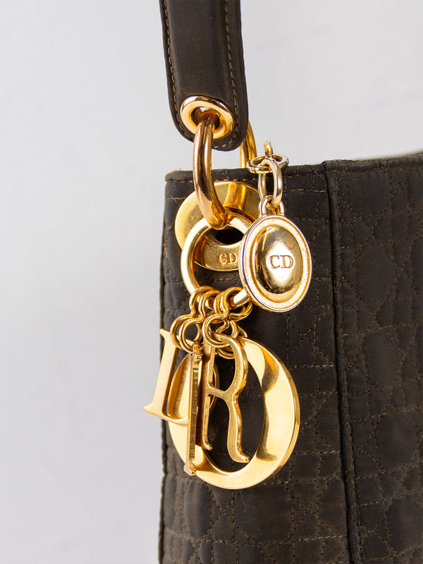 Christian Dior Vintage Lady Dior Cannage Shoulder Bag
