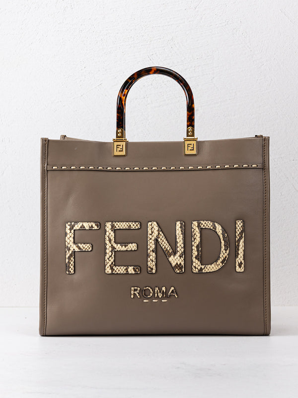 Fendi Sunshine Medium Shopper Tote