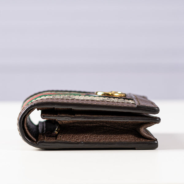 Gucci Supreme GG Ophidia Card Case Wallet