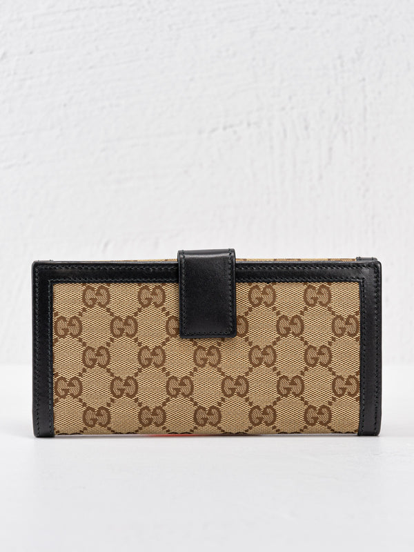 Gucci Monogram Studded Patti Continental Wallet