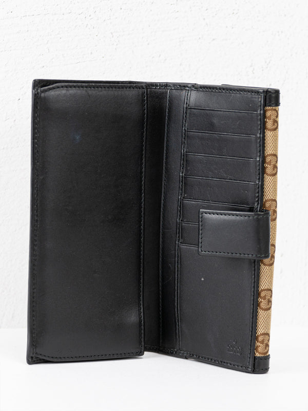 Gucci Monogram Studded Patti Continental Wallet