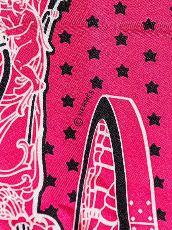 Hermès “Grand Carrosse” Bandana Scarf 55