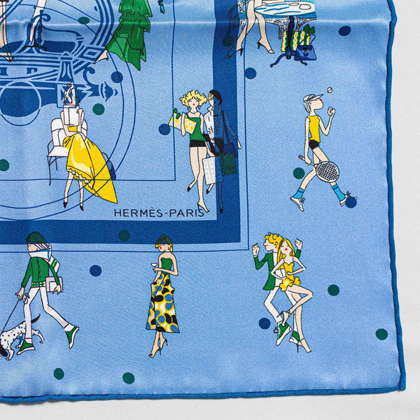 Hermès "Ex-Libris Les Parisiennes” Scarf 70