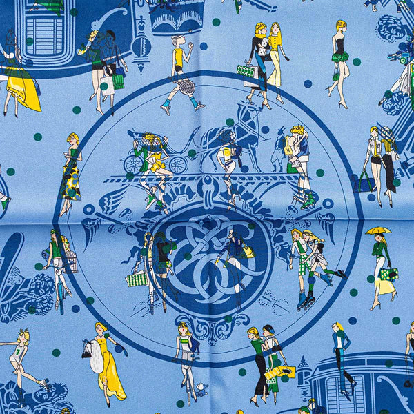 Hermès "Ex-Libris Les Parisiennes” Scarf 70