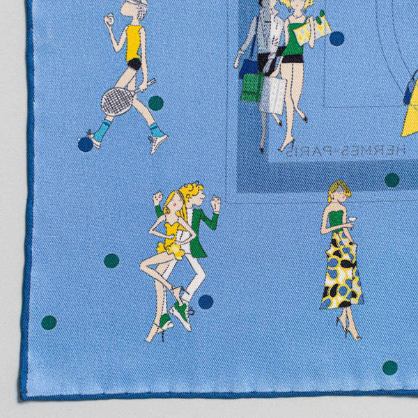 Hermès "Ex-Libris Les Parisiennes” Scarf 70