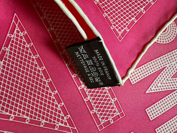 Hermes “Sellier” Scarf 45