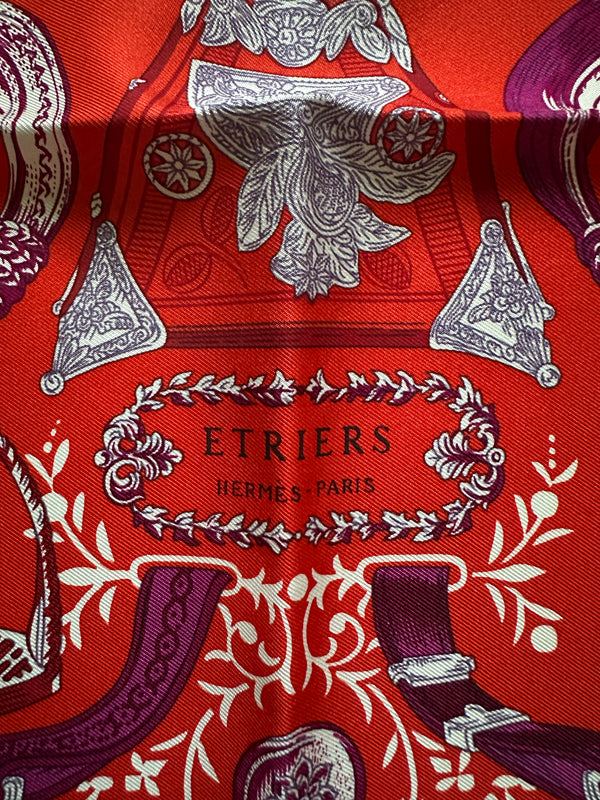 Hermès "Etriers Remix" Scarf 45