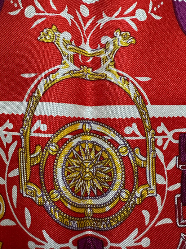 Hermès "Etriers Remix" Scarf 45