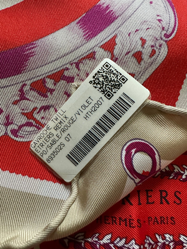 Hermès "Etriers Remix" Scarf 45